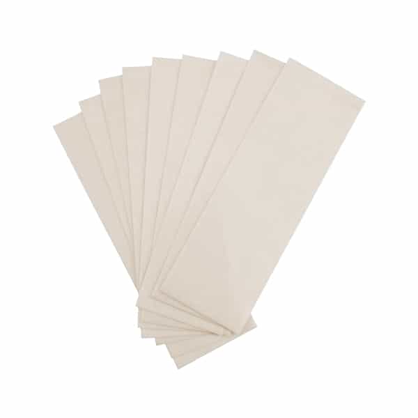 White Smoke Epilsure Pre-Cut Wax Strips 2.5" x 9" 100pcs - Natural 71708