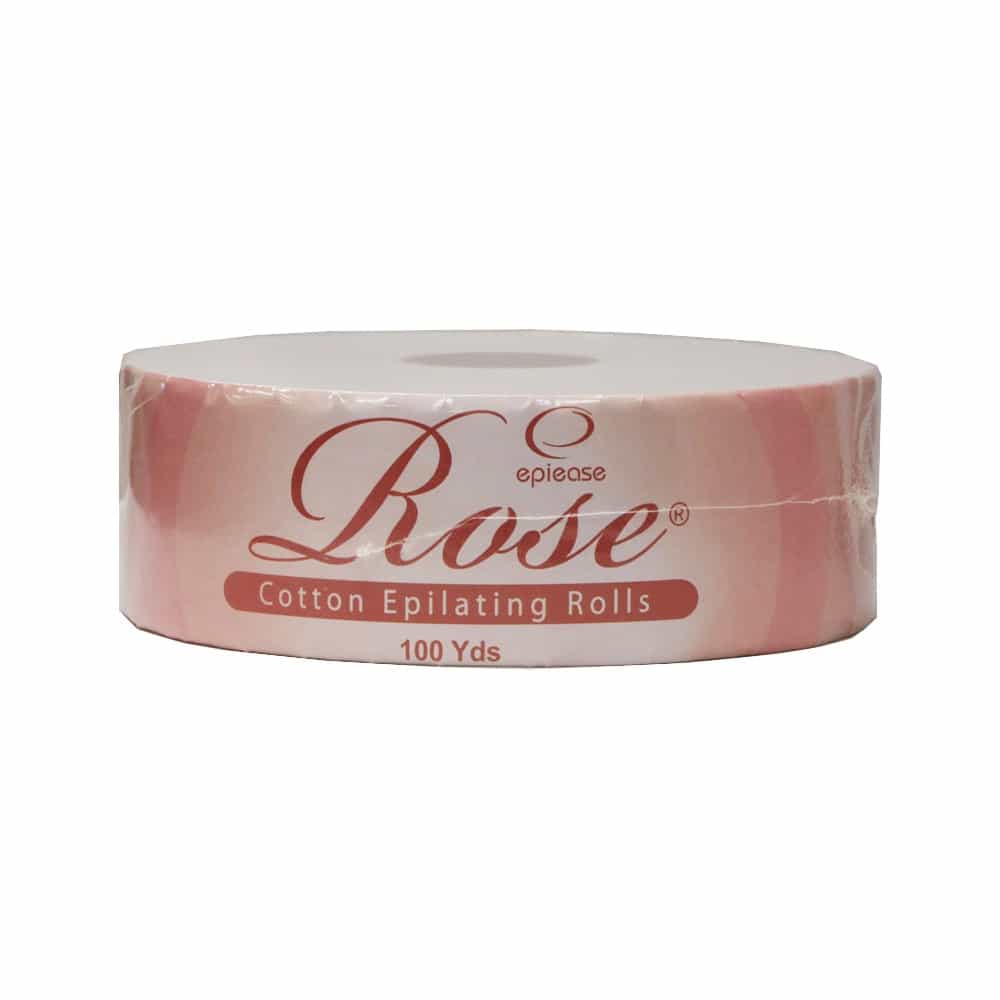 Light Gray Rose Cotton Epilating Waxing Rolls 100 Yards