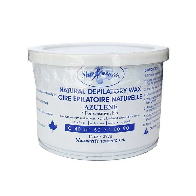 White Smoke Sharonelle  Azulene Soft Wax  14oz
