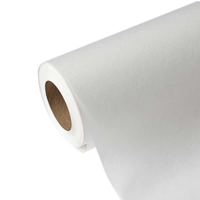 White Smoke Sharonelle  (Orange Tag) Smooth Wax Table Roll 21x225