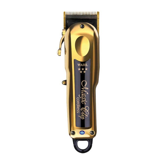 White Smoke Wahl  (56445) 5 Star Magic Cordless Clipper  Gold w/stand
