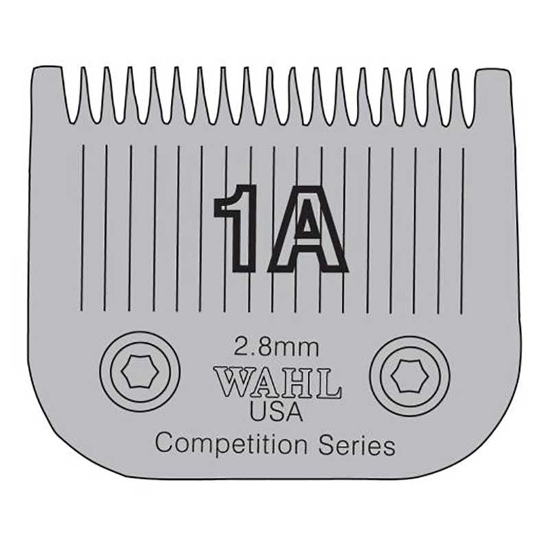Gray Wahl  (52209) Competition Detach Clip Blade  #1A  2.8mm