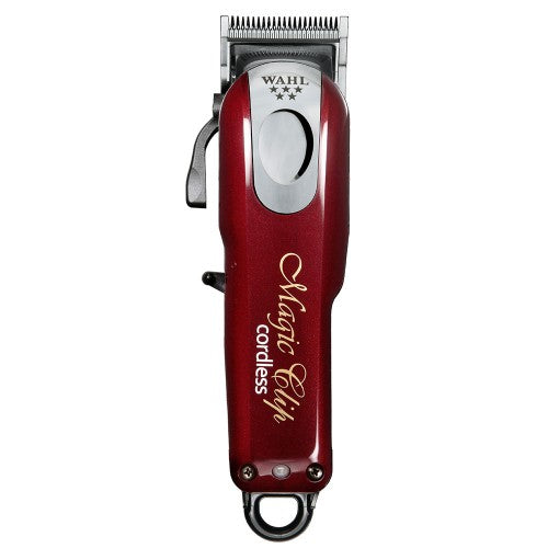 White Smoke Wahl Cordless Magic Clip Clipper - Red