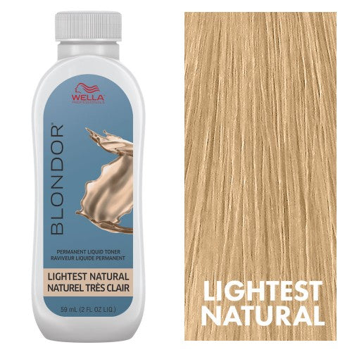 Dark Khaki Wella Blondor Liquid Hair Toner /03 Lightest Natural 2oz