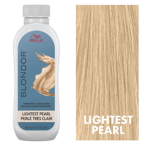 Tan Wella Blondor Liquid Hair Toner /16 Lightest Pearl 2oz