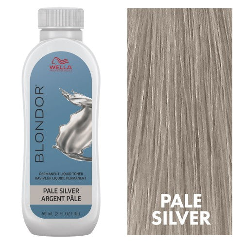 White Smoke Wella Blondor Liquid Hair Toner /81 Pale Silver 2oz