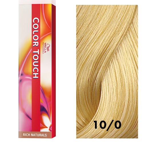White Smoke Wella Color Touch 10/0 Lightest Blonde/Natural 2oz