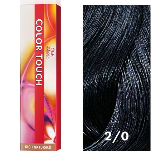 White Smoke Wella Color Touch 2/0 Darkest Brown/Natural 2oz