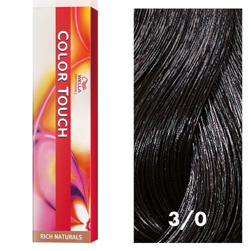 White Smoke Wella Color Touch 3/0 Dark Brown/Natural 2oz
