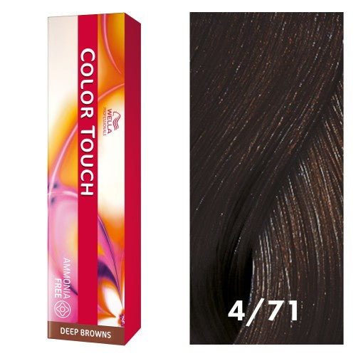 Dark Slate Gray Wella Color Touch 4/71 Medium/Ash Brown 2oz