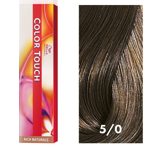 White Smoke Wella Color Touch 5/0 Light Brown/Natural 2oz
