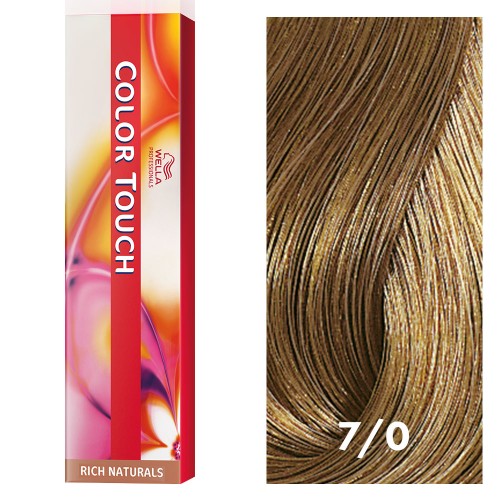 White Smoke Wella Color Touch 7/0 Medium Blonde/Natural 2oz