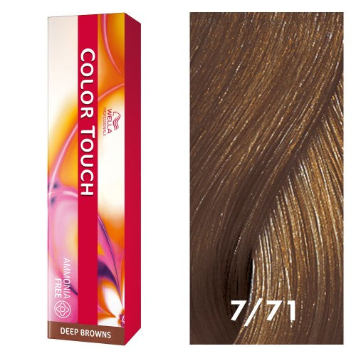 White Smoke Wella Color Touch 7/71 Medium Blonde/Brown Ash 2oz
