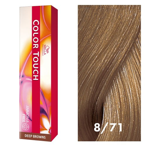 White Smoke Wella Color Touch 8/71 Light Blonde/Brown Ash 2oz