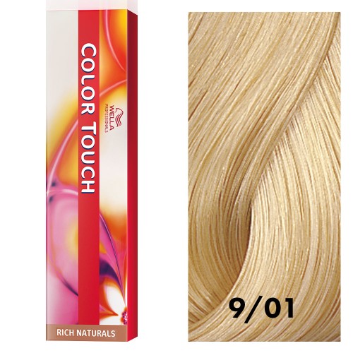 White Smoke Wella Color Touch 9/01 Very Light Blonde/Natural Ash 2oz