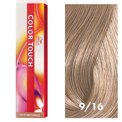 White Smoke Wella Color Touch 9/16 Very Light Blonde/Ash Violet 2oz