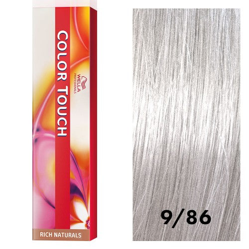 White Smoke Wella Color Touch 9/86 Very Light Blonde/Pearl Violet 2oz