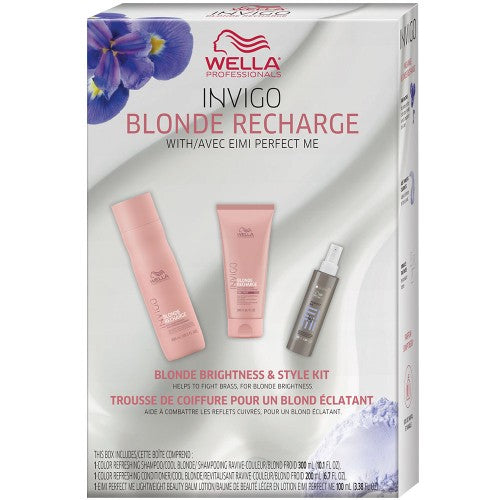 Light Gray Wella INVIGO Blonde Recharge Cool 3pk