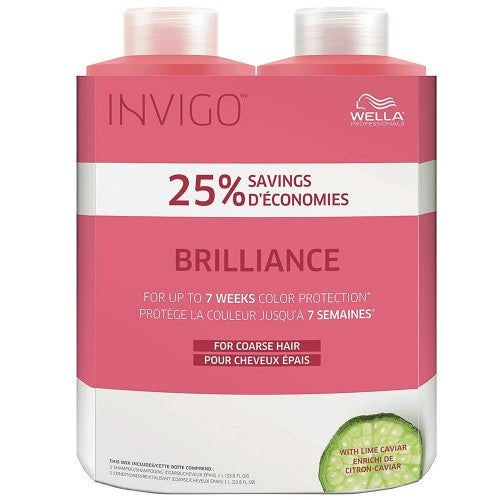 Pale Violet Red Wella INVIGO Brilliance Coarse Litre Duo