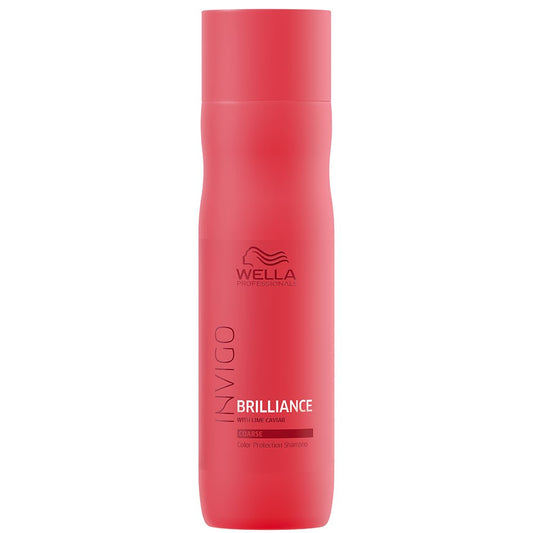 Maroon Wella INVIGO Brilliance Shampoo Coarse Gallon