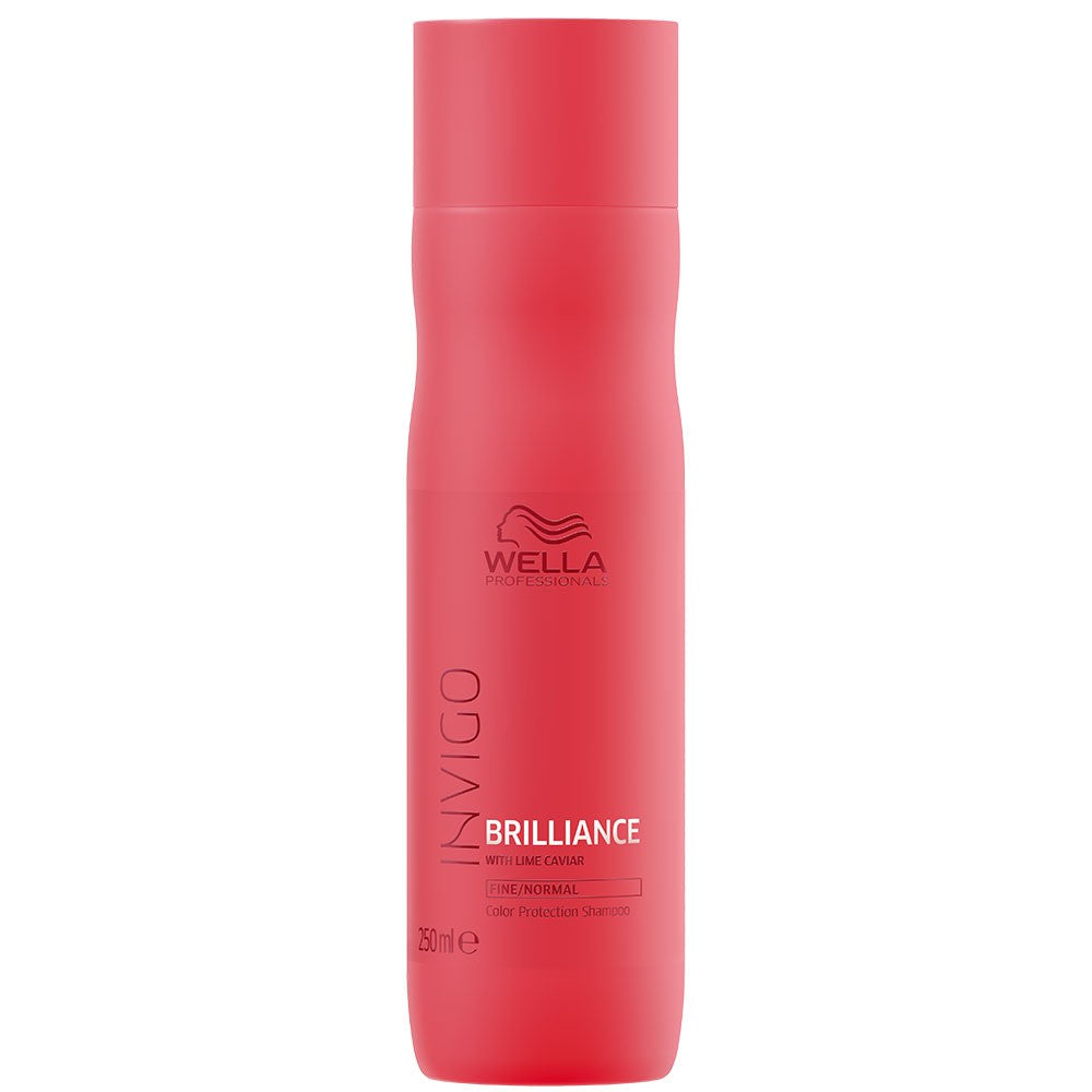 Maroon Wella INVIGO Brilliance Shampoo Normal/Fine Gallon