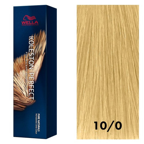 Tan Wella Koleston Perfect Pure Naturals 10/0 Lightest Blonde/Natural 2oz