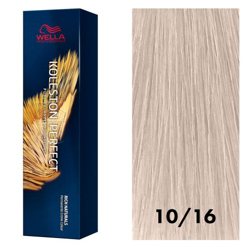 Gray Wella Koleston Perfect Rich Naturals 10/16 Lightest Blonde/Ash Violet 2oz