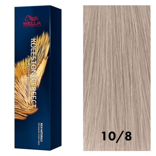 Rosy Brown Wella Koleston Perfect Rich Naturals 10/8 Lightest Blonde/Pearl 2oz