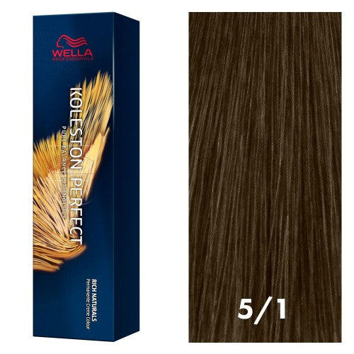 Dark Slate Gray Wella Koleston Perfect Rich Naturals 5/1 Light Brown/Ash 2oz