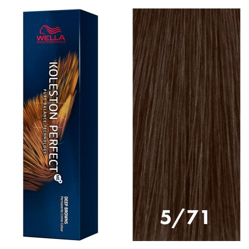 Dark Slate Gray Wella Koleston Perfect Deep Browns 5/71 Light/Ash Brown 2oz
