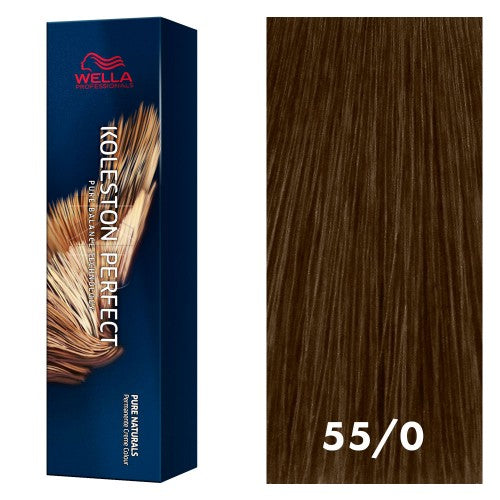 Black Wella Koleston Perfect Pure Naturals 55/0 Intense Light Brown/Natural 2oz