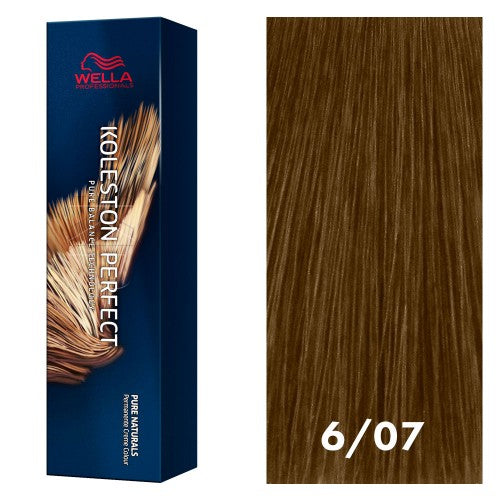 Saddle Brown Wella Koleston Perfect Pure Naturals 6/07 Dark Blonde/Natural Brown 2oz