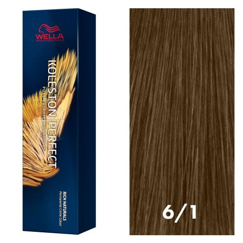 Dark Olive Green Wella Koleston Perfect Rich Naturals 6/1 Dark Blonde/Ash 2oz