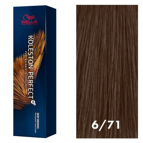 White Smoke Wella Koleston Perfect Deep Browns 6/71 Dark Blonde/Brown Ash 2oz