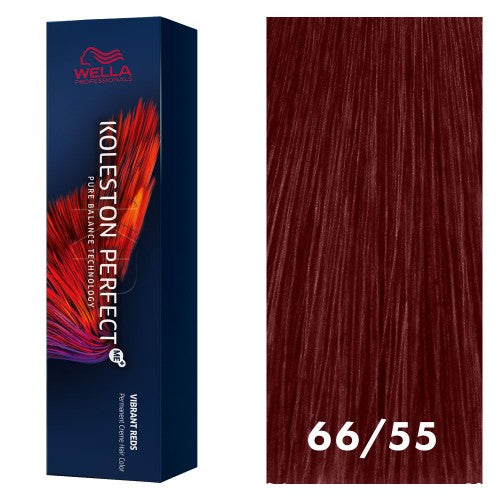 Dark Red Wella Koleston Perfect Vibrant Reds 66/55 Intense Dark Blonde / Red-Violet 2oz