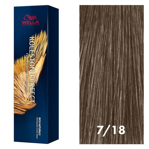 Dark Olive Green Wella Koleston Perfect Rich Naturals 7/18 Medium Blonde/Ash Pearl 2oz