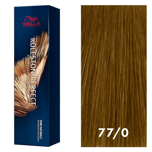 Saddle Brown Wella Koleston Perfect Pure Naturals 77/0 Intense Medium Blonde 2oz