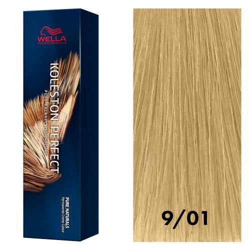 Dark Khaki Wella Koleston Perfect Pure Naturals 9/01 Very Light Blonde/Natural Ash 2oz
