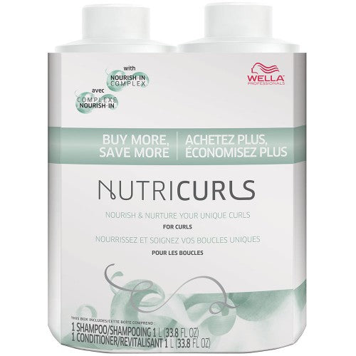 Lavender Wella Nutricurls Curls Litre Duo