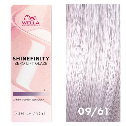 White Smoke Wella Shinefinity 09/61 Very Light Blonde Violet Ash 2.3oz