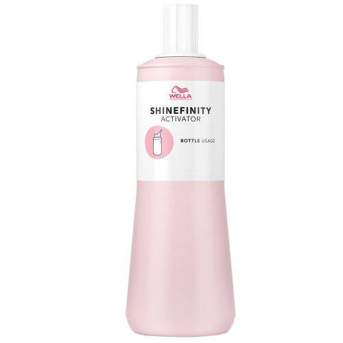 Light Gray Wella Shinefinity Bottle Activator 2% 33oz