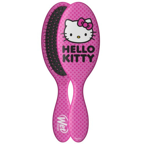 White Smoke WetBrush Original Detangler Hello Kitty - Hello Kitty Face