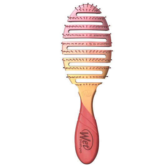 White Smoke WetBrush Pro Flex Dry Detangler Brush Ombre - Teal