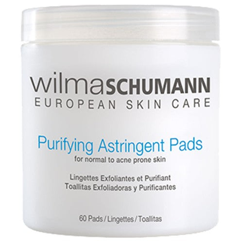 Light Gray Wilma Schumann Purifying Astringent Pads 60pk