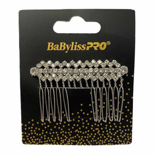Black BaBylissPRO Crystal Hair Comb BESSOHA4UCC 42536