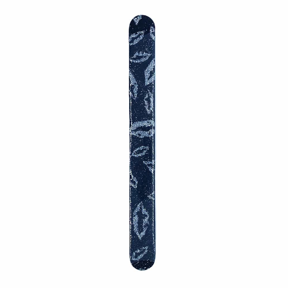 Midnight Blue Silkline One-Sided Nail File 180 Grit Black FSEKSC 01316