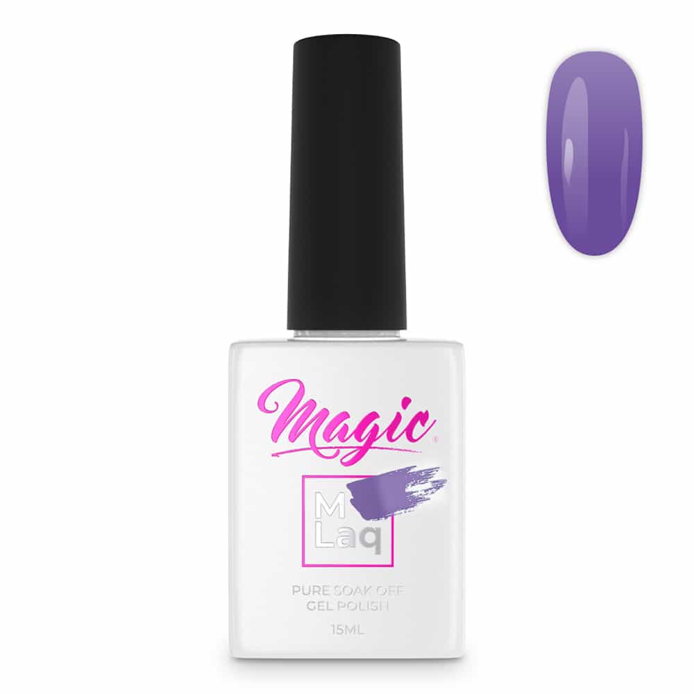 White Smoke Magic Gel Polish MLaq California Lilac -