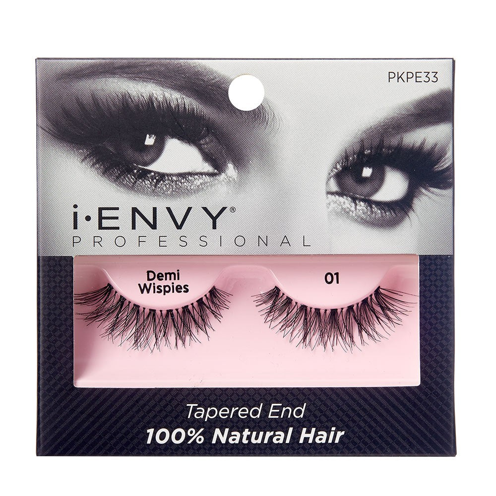 Light Gray i.Envy Strip Lashes Beyond Naturale False Lashes Black