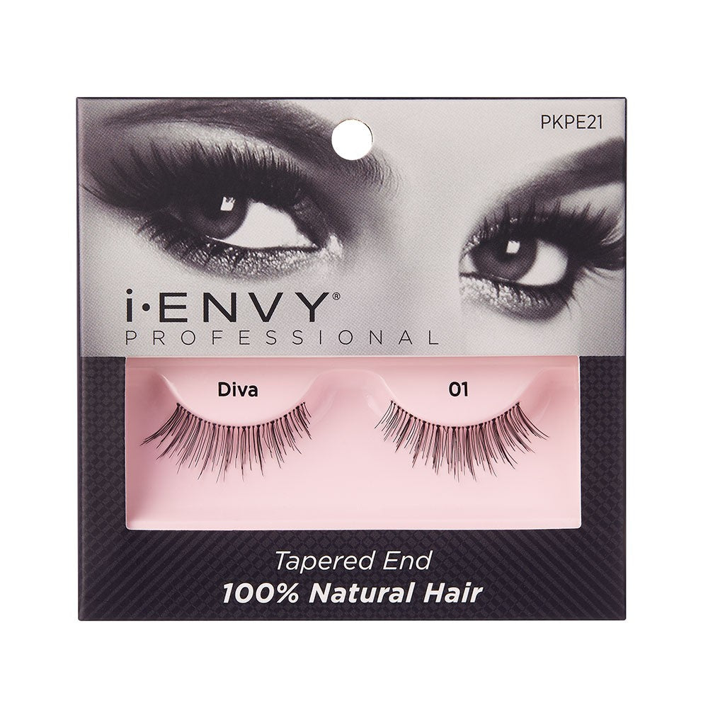Dark Slate Gray i.Envy Strip Lashes Diva Black