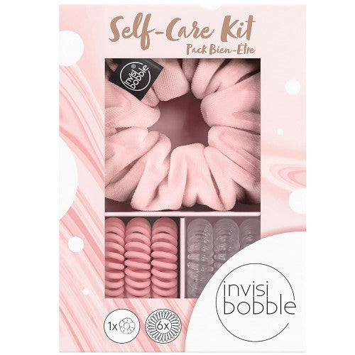 Misty Rose Invisibobble Self Care Kit 7pc
